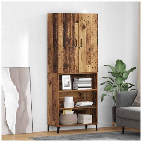 Credenza Legno vecchio 69,5 x 34 x 180 cm Legno multistrato - Foto 2