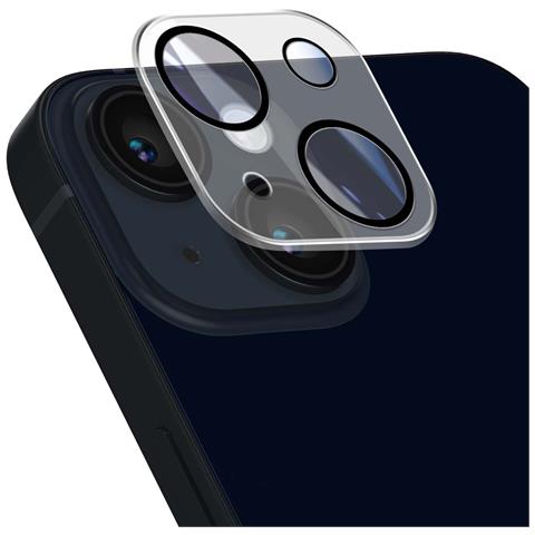 Protezione Obiettivo Fotocamera Per Iphone 14 / 14 Plus Serie Lens Shield, Trasparente - Foto 1
