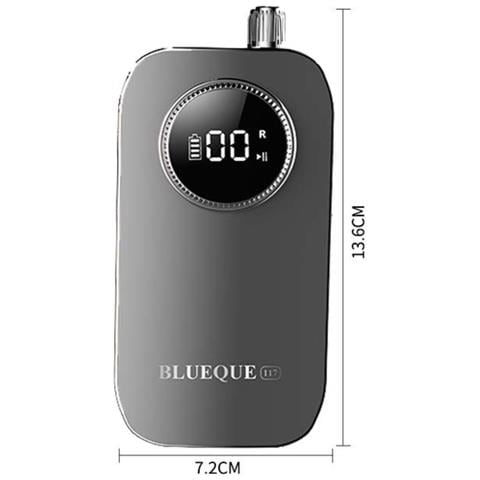 Lima Elettrica Portatile Ricaricabile 45000rpm - Fresa Unghie Elettrica Con Display Lcd Grey - Foto 3