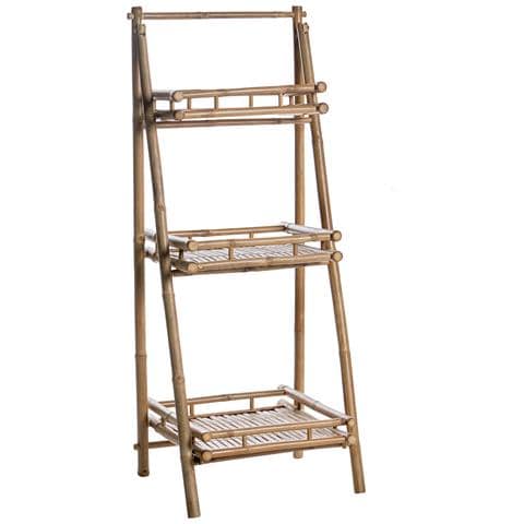Scaffale Epuyen Legno Di Bambù Naturale - Foto 2