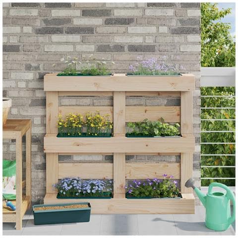 Fioriere per Euro pallet 24 pcs Verde 36 x 13,5 x 9,5 cm - Foto 2