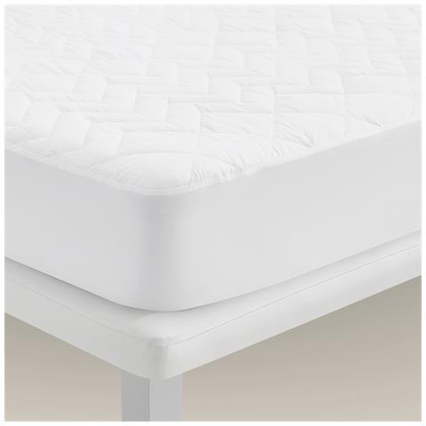 Coprimaterasso Imbottito 90x196 cm 100% Cotone Antiallergico - Foto 4