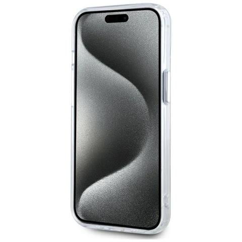 Custodia Iphone 14 Karl Lagerfeld Iml Metal Karl & Choupette Head Magsafe - Bianca - Foto 2