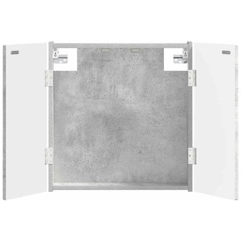 Armadio per Dartboard ALKMAAR Grigio Cemento - Foto 1