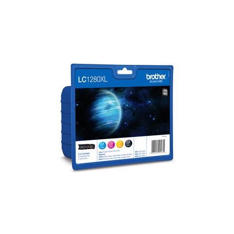 10 cartucce di stampa per BROTHER lc-1280xly CIANO BLACK MAGENTA YEL Blackcolor