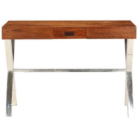 Tavolino da Salotto in Legno Massello 110x60x45 cm - Foto 1