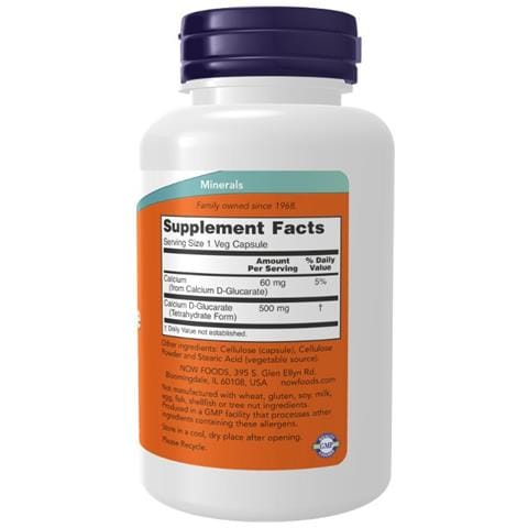 Calcio D-glucarato 500 Mg 90 Capsule Vegetali - Foto 2