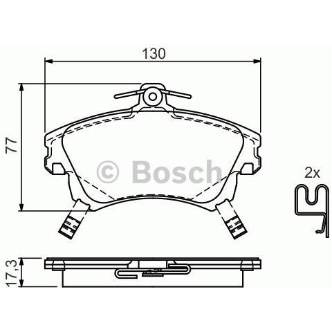 Kit Pastiglie Freno 0.986.424.541 - Foto 3
