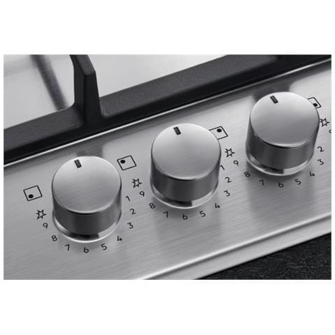 Piano Cottura a Gas Slim Line da 60 cm Colore Argento - Foto 2