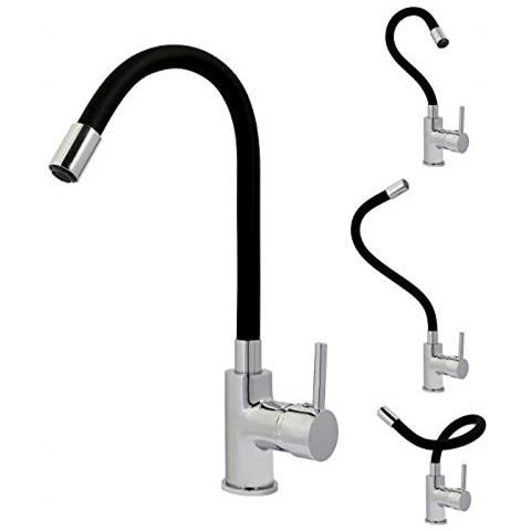 Sanitari 4060589 Miscelatore Per Lavello Koben In Memory Foam Colore: Nero - Foto 1