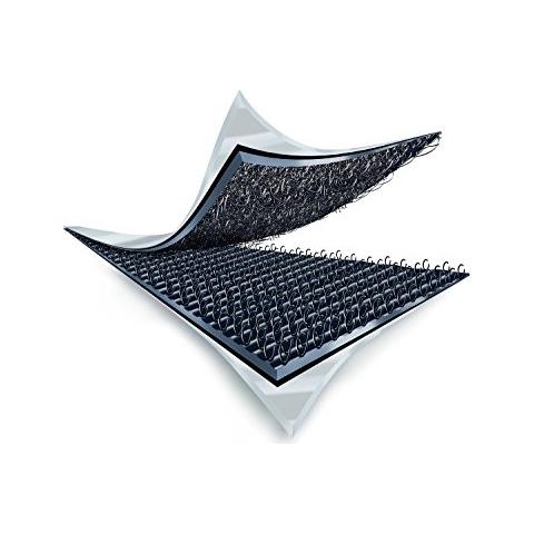 Hook & Loop Sistema Di Fissaggio Richiudibile Annuncio Old Prestazioni, Da Interno Applicazioni 25 Millimetri X 1,25 M, Nero, 2 Rotoli - Foto 2