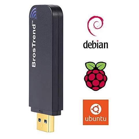 1200mbps Linux Usb Wifi Network Dongle Per Il Computer Portatile Del Pc Desktop Di Ubuntu Mint Kali Debian Lubuntu Xubuntu Raspbian Raspberry Pi Windows 1087 5ghz 867mbps 2.4ghz 300mbps (ac1l) - Foto 1