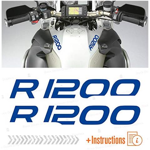 2pz Adesivi Compatibile Con R 1200 Adventure Moto (blue) - Foto 1