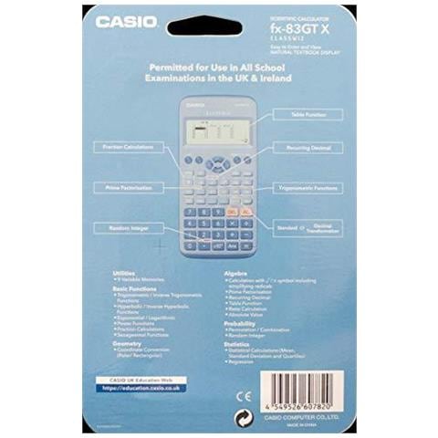Nuovo Fx-83gtx Scientific Calculator Blu - Foto 2