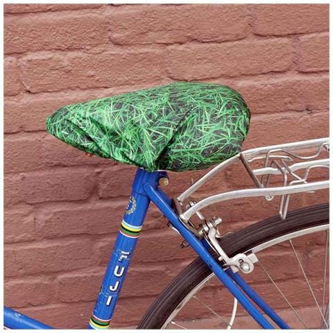 Coprisella Per Bici - Stampa Erba - Foto 1