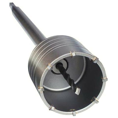 Fresa A Tazza 110 Mm Carotatrice Muro Asta Prolunga 35 Cm Per Trapano Sds Plus - Foto 1