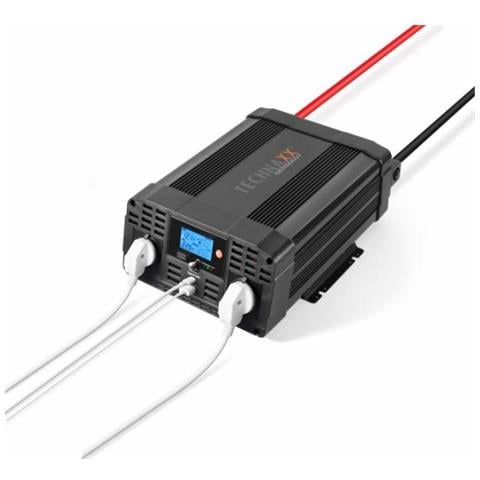 Te20 Adattatore E Invertitore Auto 2000 W Nero (Power Inverter 2000w - Te20) - Foto 1