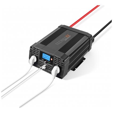 Te20 Adattatore E Invertitore Auto 2000 W Nero (Power Inverter 2000w - Te20) - Foto 4