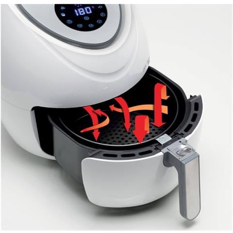 Friggitrice Airy Fryer XXL Capacità 5.5 Litri 1800 Watt Colore Bianco - Foto 6