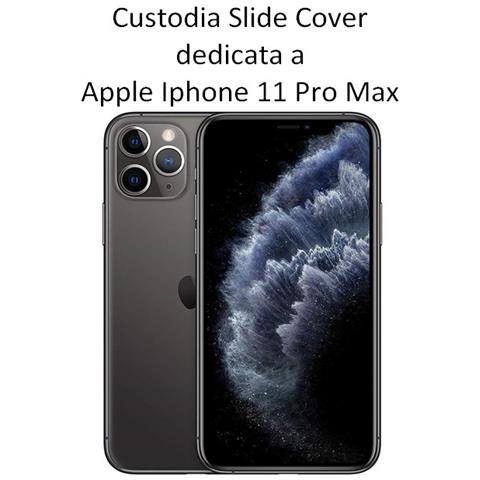 Custodia Tpu Silicone Slide Cover Case Per Apple Iphone 11 Pro Max Pink - Foto 2