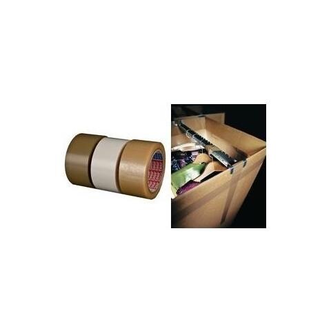 Nastro adesivo per imballaggio PVC 75 mm x 66 m - Foto 1