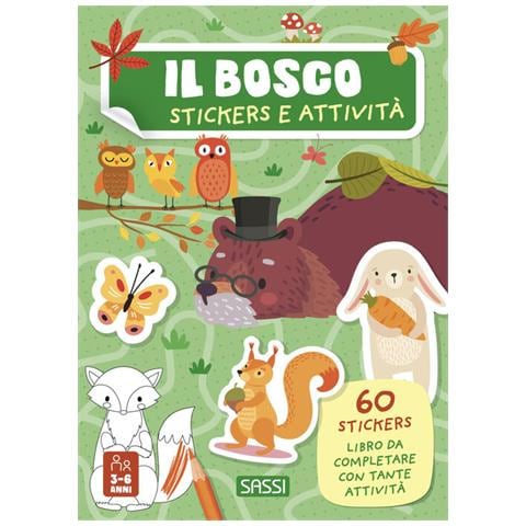 Roberta Marcolin - Il Bosco. Stickers E Attività. Ediz. Illustrata - Foto 2