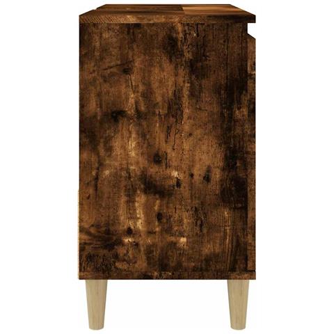 Armadietto Bagno Rovere Fumo 65x33x60 Cm In Legno Multistrato - Foto 10