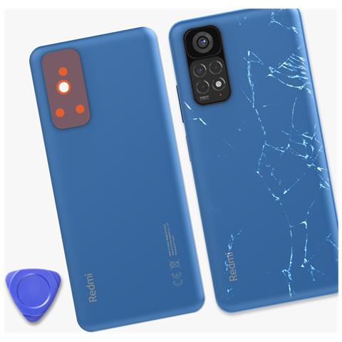 Vetro Posteriore Redmi Note 11s Originale Service Pack, Blu - Foto 2