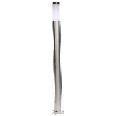 Nova Lampione Led E27 Acciaio Palo Esterno Luce Giardino Sentiero Viale Cortile 230v 110cm - Foto 2
