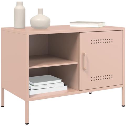 Mobile Tv Rosa 68x39x50,5 Cm In Acciaio - Foto 2