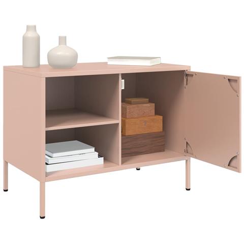 Mobile Tv Rosa 68x39x50,5 Cm In Acciaio - Foto 10