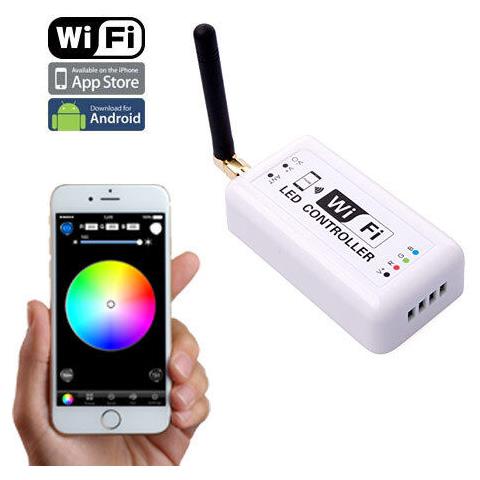 Controller Modulo Rgb Wifi Per Strisce Led Da Smartphone Tablet Android Ios - Foto 1