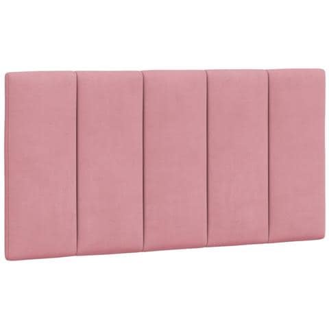 Cuscino Testiera Rosa 100 Cm In Velluto - Foto 2