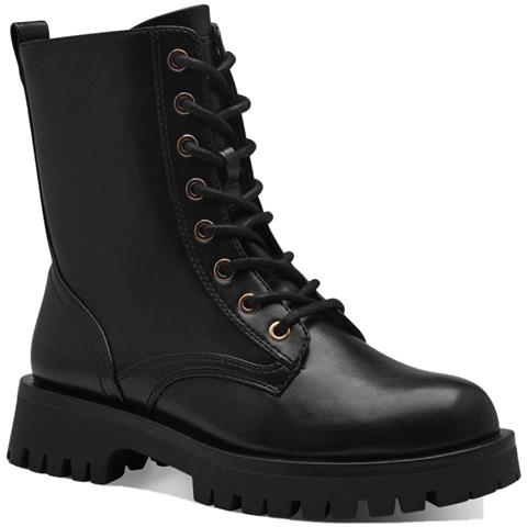 Lace Boot Black Gold Stivali Sintetico E Tessile Scarpe Donna Nero Eu 37, 1-25906-41 048 - Foto 1