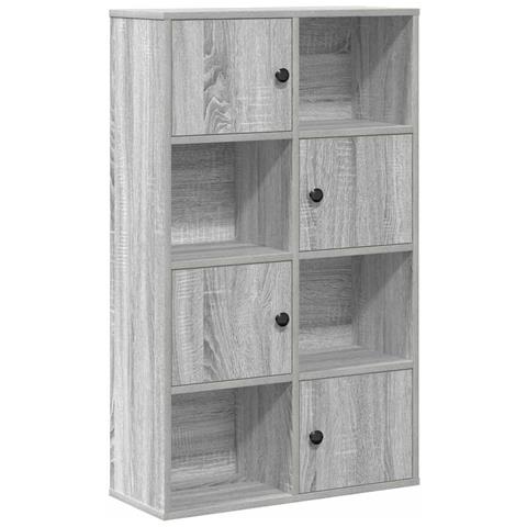 Libreria Grigio Sonoma 60x24x101,5 Cm In Truciolato - Foto 2