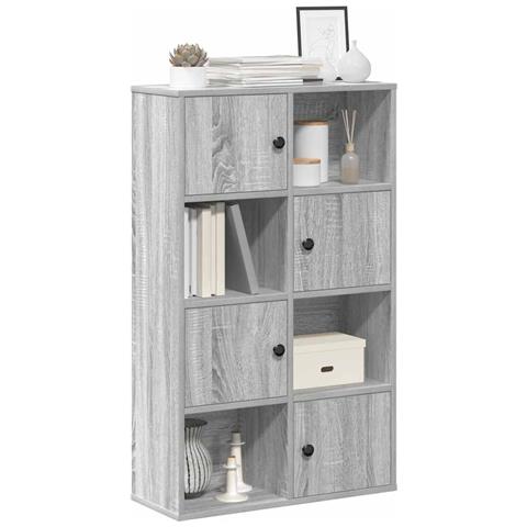 Libreria Grigio Sonoma 60x24x101,5 Cm In Truciolato - Foto 1
