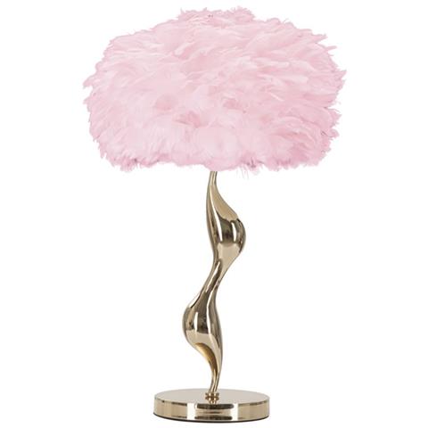 Lampada Da Tavolo Mf140 - Rosa - Metallo - 40x40x63 Cm - Foto 1