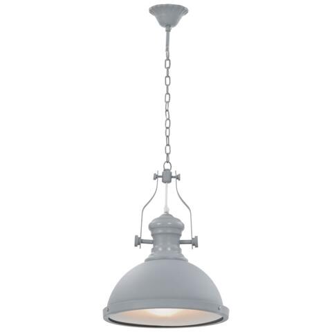 Lusso Casadino -  Lampadario Grigio Rotondo E27 - Foto 1