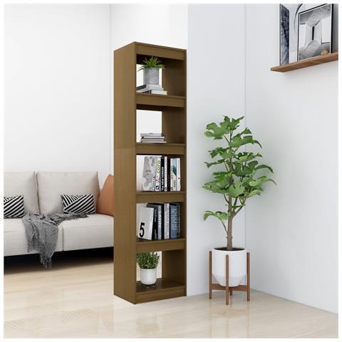 Libreria /divisorio Ambra 40x30x167,5 Cm In Massello Di Pino - Foto 2