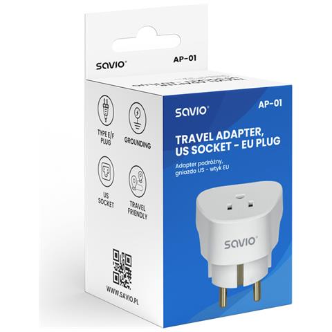 AP-01 adattatore e invertitore Interno 3750 W Bianco - Foto 2
