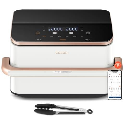 Friggitrice Ad Aria Dual Basket Twinfry Chef Edition White Con Capacità 10l - Foto 1