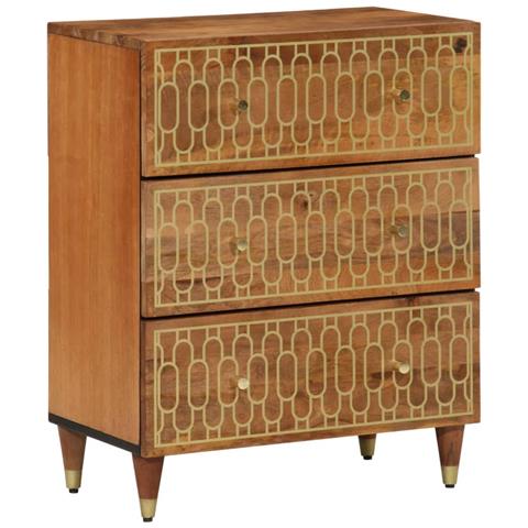 Lusso Casadino - Credenza 60x33x75 Cm In Legno Massello Di Mango - Foto 2