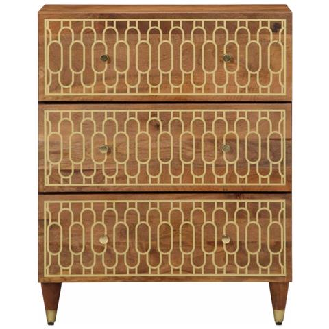 Lusso Casadino - Credenza 60x33x75 Cm In Legno Massello Di Mango - Foto 1