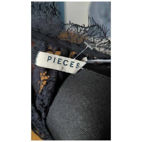 Tuta A Manica Corta Con Pizzo Comoda Elegante Nera S - Foto 8