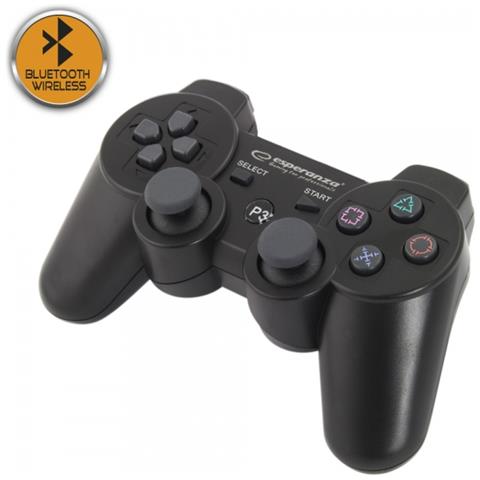 EGG109K periferica di gioco Nero Bluetooth Joystick Analogico Playstation 3 - Foto 1
