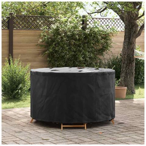 Copertura per mobili da esterno 128 x 128 x 71 cm Tessuto 420D - Foto 2