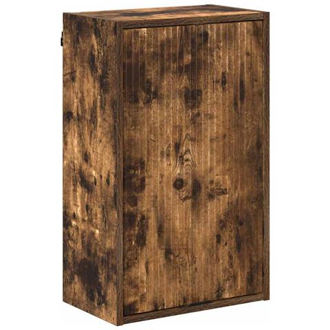 Mobile da Bagno Rovere fumo 39 x 23.5 x 65 cm Legno multistrato - Foto 1