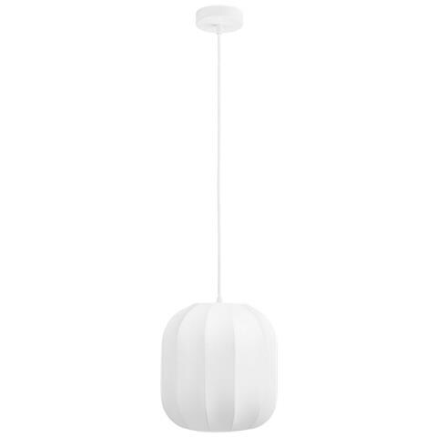 Lampada A Sospensione Coventry 1 - Bianco - Seta - 25x25x100 Cm - Foto 1