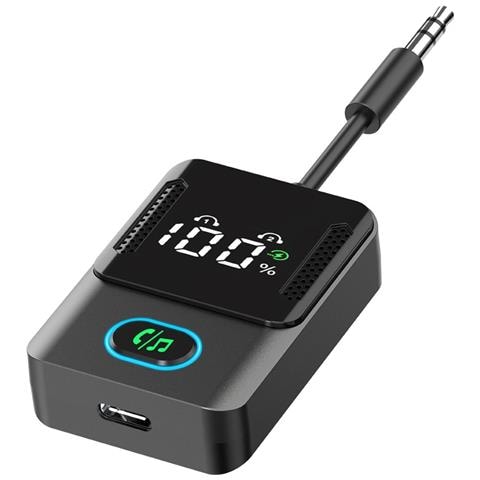 Trasmettitore Ricevitore Bluetooth 5.3, Adattatore Bluetooth 2-in-1 Per Auto Con Lunga Durata Della Batteria E Connessione A Doppio Dispositivo - Foto 2