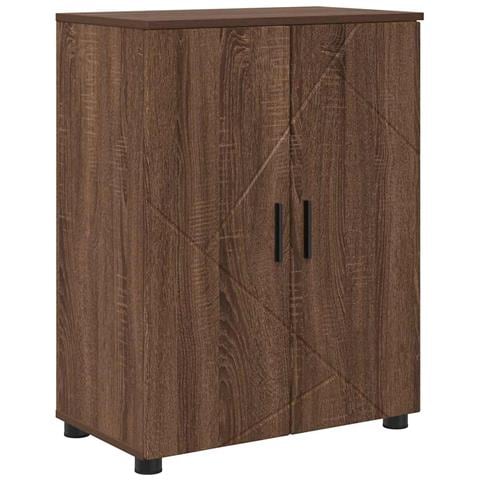 Mobile da Bagno con lo scaffale Rovere marrone 60 x 35 x 80 cm - Foto 1